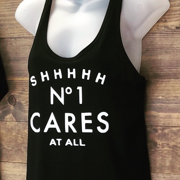 Next Level Apparel Tops - No 1 Cares Tank